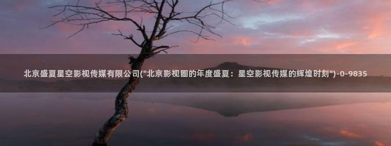 星空传媒后期部：北京盛夏星空影视传媒有限公司(\